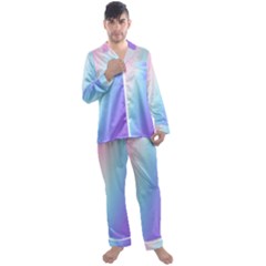 Men s Long Sleeve Satin Pajamas Set 