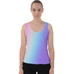 Pastel Rainbow, Color Velvet Tank Top