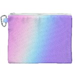 Pastel Rainbow, Color Canvas Cosmetic Bag (XXL)