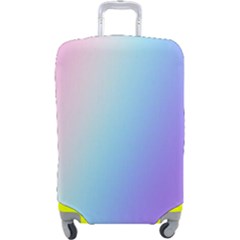 Pastel Rainbow, Color Luggage Cover (Large) from ArtsNow.com