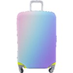 Pastel Rainbow, Color Luggage Cover (Large)