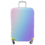 Pastel Rainbow, Color Luggage Cover (Medium)