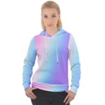 Pastel Rainbow, Color Women s Overhead Hoodie