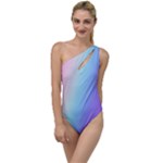 Pastel Rainbow, Color To One Side Swimsuit