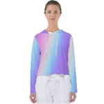 Pastel Rainbow, Color Women s Slouchy Sweat