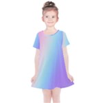 Pastel Rainbow, Color Kids  Simple Cotton Dress