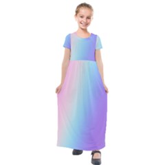 Kids  Short Sleeve Maxi Dress 