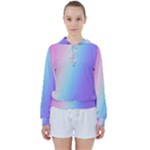 Pastel Rainbow, Color Women s Tie Up Sweat