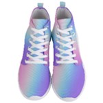 Pastel Rainbow, Color Men s Lightweight High Top Sneakers