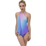 Pastel Rainbow, Color Go with the Flow One Piece Swimsuit