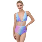 Pastel Rainbow, Color Tied Up Two Piece Swimsuit