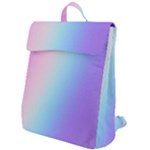 Pastel Rainbow, Color Flap Top Backpack