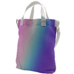 Pastel Rainbow, Color Canvas Messenger Bag