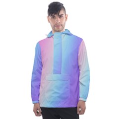 Men s Front Pocket Pullover Windbreaker 