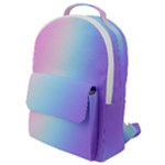 Pastel Rainbow, Color Flap Pocket Backpack (Small)