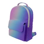 Pastel Rainbow, Color Flap Pocket Backpack (Large)