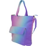 Pastel Rainbow, Color Shoulder Tote Bag