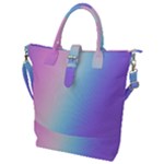 Pastel Rainbow, Color Buckle Top Tote Bag