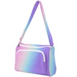 Pastel Rainbow, Color Front Pocket Crossbody Bag