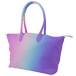 Pastel Rainbow, Color Canvas Shoulder Bag