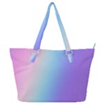 Pastel Rainbow, Color Full Print Shoulder Bag