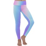 Pastel Rainbow, Color Kids  Lightweight Velour Classic Yoga Leggings