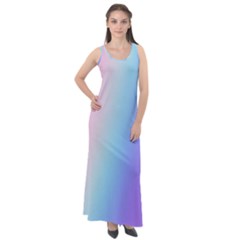 Sleeveless Velour Maxi Dress 