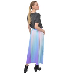 Velour Split Maxi Skirt 