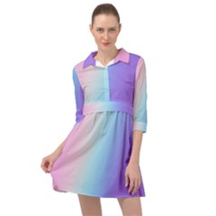 Mini Skater Shirt Dress 