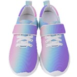 Pastel Rainbow, Color Women s Velcro Strap Shoes