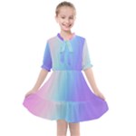 Pastel Rainbow, Color Kids  All Frills Chiffon Dress