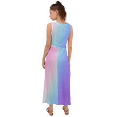 V-Neck Chiffon Maxi Dress 