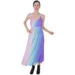 Pastel Rainbow, Color Tie Back Maxi Dress