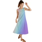 Pastel Rainbow, Color Summer Maxi Dress