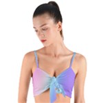 Pastel Rainbow, Color Woven Tie Front Bralet