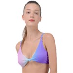 Pastel Rainbow, Color Knot Up Bikini Top