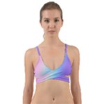 Pastel Rainbow, Color Wrap Around Bikini Top