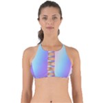 Pastel Rainbow, Color Perfectly Cut Out Bikini Top