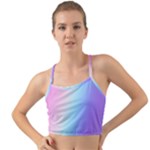 Pastel Rainbow, Color Mini Tank Bikini Top