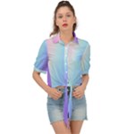 Pastel Rainbow, Color Tie Front Shirt 