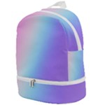 Pastel Rainbow, Color Zip Bottom Backpack