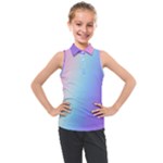 Pastel Rainbow, Color Kids  Sleeveless Polo T-Shirt