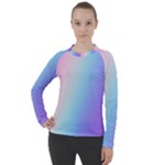 Pastel Rainbow, Color Women s Pique Long Sleeve T-Shirt