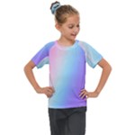 Pastel Rainbow, Color Kids  Mesh Piece T-Shirt