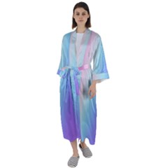 Maxi Satin Kimono 