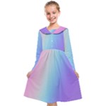 Pastel Rainbow, Color Kids  Midi Sailor Dress