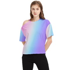 One Shoulder Cut Out T-Shirt 