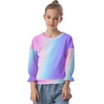 Pastel Rainbow, Color Kids  Cuff Sleeve Top