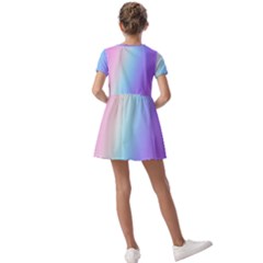 Kids  Short Sleeve Pinafore Style Dress 