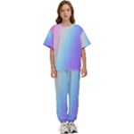 Pastel Rainbow, Color Kids  T-Shirt and Pants Sports Set